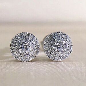 New Sterling silver stud earrings